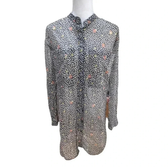 Patterson Kincaid Glitter Sheer Blouse - Picture 1 of 9